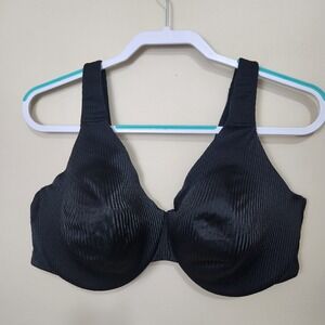 New! DELIMIRA Bra Everyday Minimizer Full Coverage Underwire Style Black SZ 42D